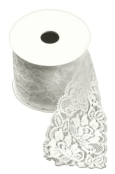 Blanc 3.5 in dentelle ruban mariage en dentelle de mariée environ 8.89 cm