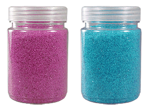 Flacon de Sable Décoratif 400g Fuchsia Turquoise