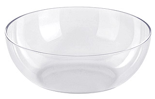 Saladier Plastique Transparent 27cm pas cher