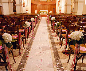 Tapis d' Eglise Mariage Blanc