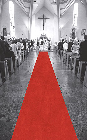 Tapis Eglise Mariage pas cher