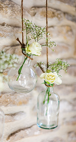 Vase Bouteille à la Mer Verre Mariage Transparent