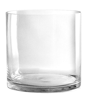 Vase Verre Cylindrique Large Centre de Table Mariage Transparent