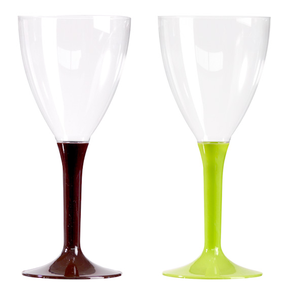 Verre à Cocktail Pied Couleur