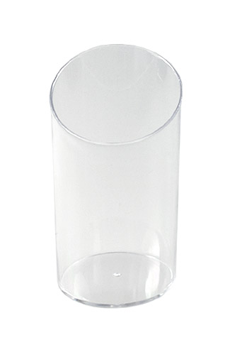 Verrines en Plastique Transparent Cylindriques pas cher