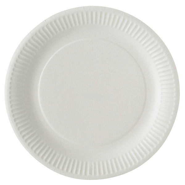 Décoration de table - Assiette ronde blanche pas cher 26 cm