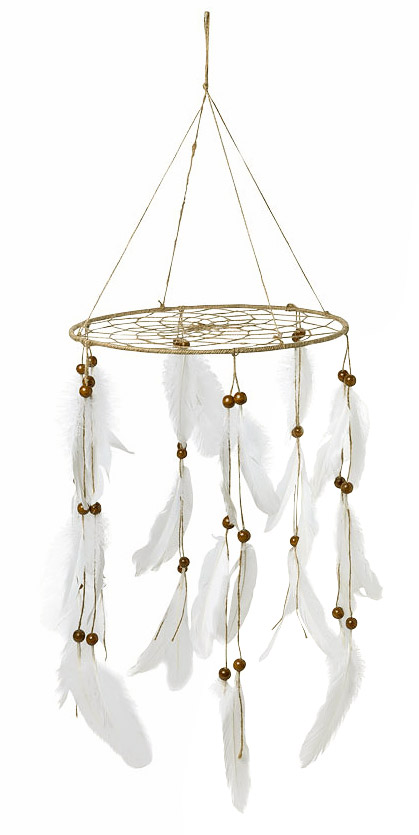 Attrape Reves Suspension Boho Plumes 33x80cm Noel Attrape Reves Suspension Boho Plumes 33x80cm Noel