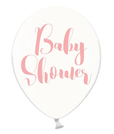 Ballons Baby Shower Transparent Rose