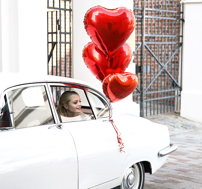 Noeud Géant pour Voiture ou Cadeau, Rouge - Aux Feux de la Fête