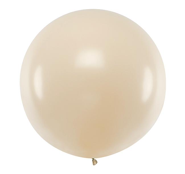 Ballon Géant Jumbo 1 metre Diamètre Sable Nude Beige