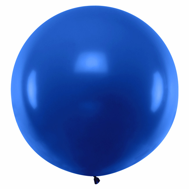 Ballon Géant Explosif Mariage Confettis Bleu Marine