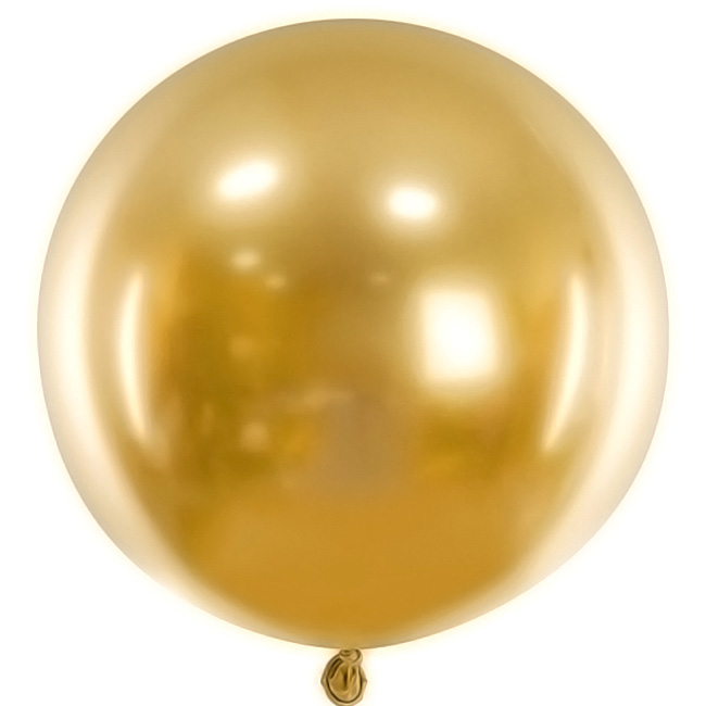 Ballon Géant Mariage 1 Metre Doré