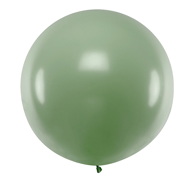 Ballon Confetti Explosif Vert Sauge
