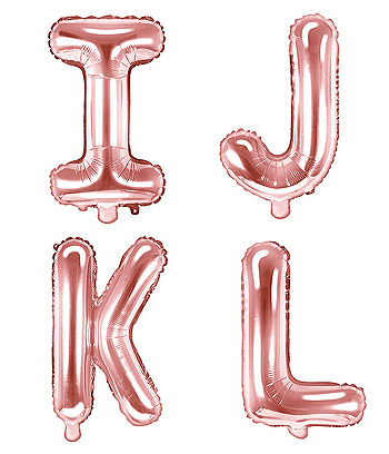 Ballon rose gold Lettre