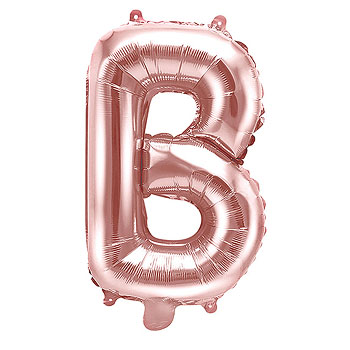 Ballon Lettre B Rose Gold 