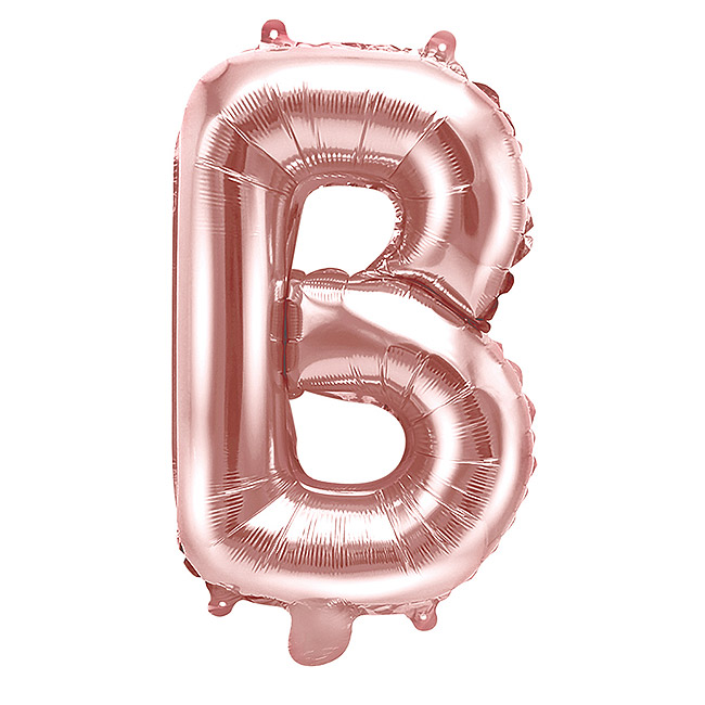 Ballon Lettre E en Rose gold