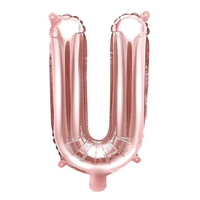 Ballon Lettre N Rose Gold  Ballons Lettre Mylar pas cher