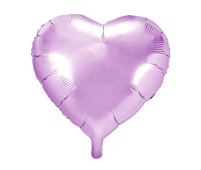 Ballon Aluminium Mylar Coeur Parme Décoration Pas Cher