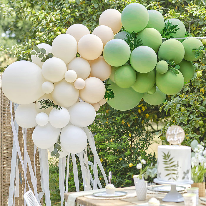 Ballon Confettis Vert, 30 Pièces Ballon Anniversaire Vert