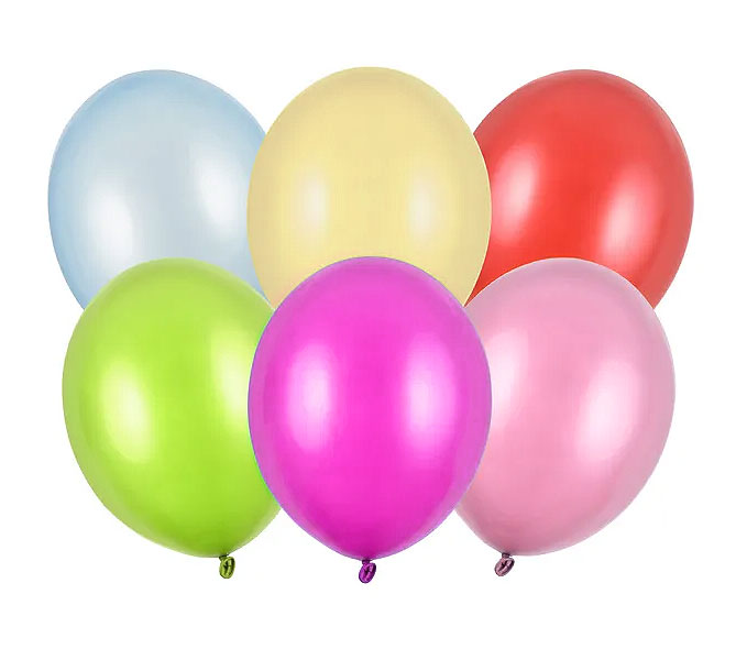 20 Ballons Nacrés 30cm Multicolores