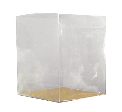 Boite transparente carrée 5cm pas chère pour cadeau