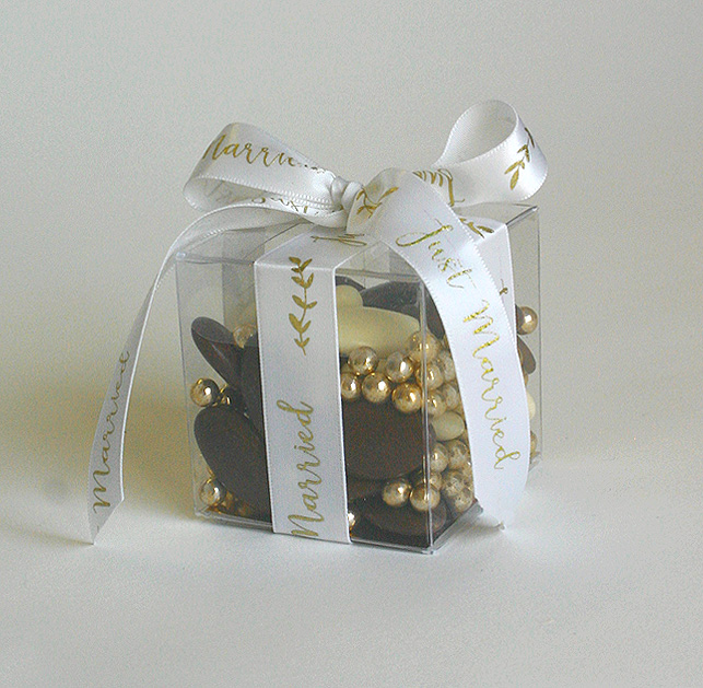 mariage 22 m Blanc CaPiSo Ruban de satin de 22 m x 50 mm de large Ruban décoratif pour Noël