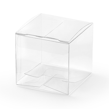 Boîte Plexiglass Transparente 5x5x5 Cm Pour Dragées, Cadeau Mariage
