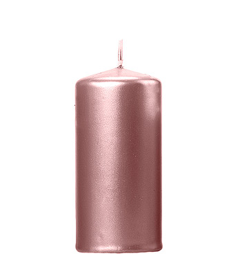 Bougie Cylindrique 12 cm Rose Gold