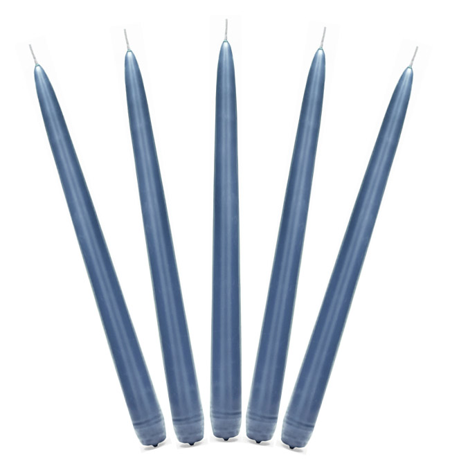 Bougies Flambeaux Bleu Marine
