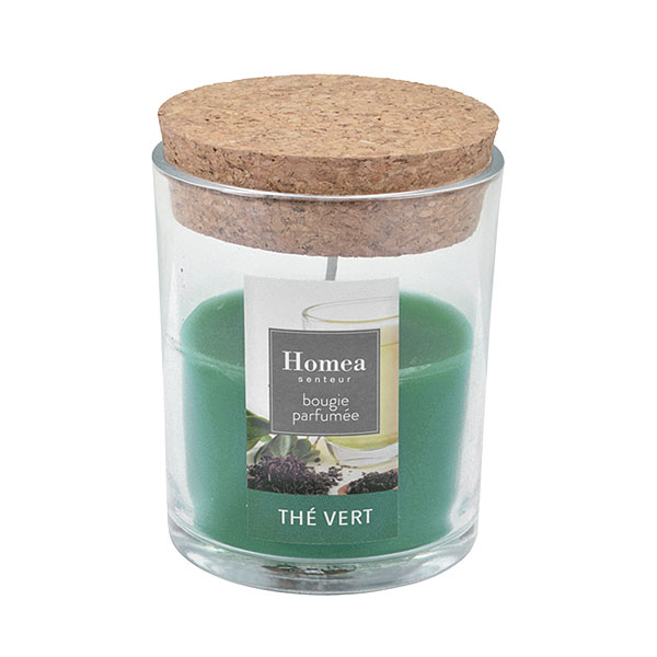 Bougie Thé Vert Parfumée Cadeau Invités