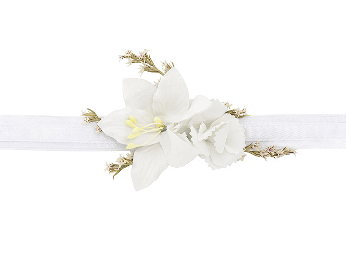 Décoration de Table Blanc Art Fleurs Déco Fleurs Orchidée 95 cm Mariage 