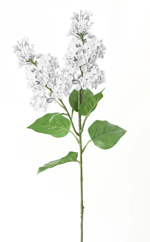 Branche Lilas Artificiel Blanc pas cher