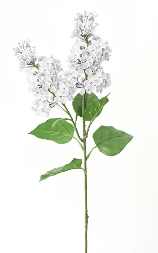 Branche Lilas Artificiel Blanc pas cher | Décoration Florale Mariage