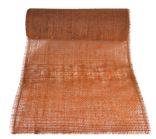 Chemin de Table Terracotta en Jute Naturelle Souple