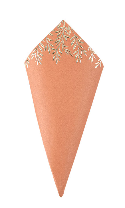 Cone Terracotta Sortie Eglise ou Déco Mariage