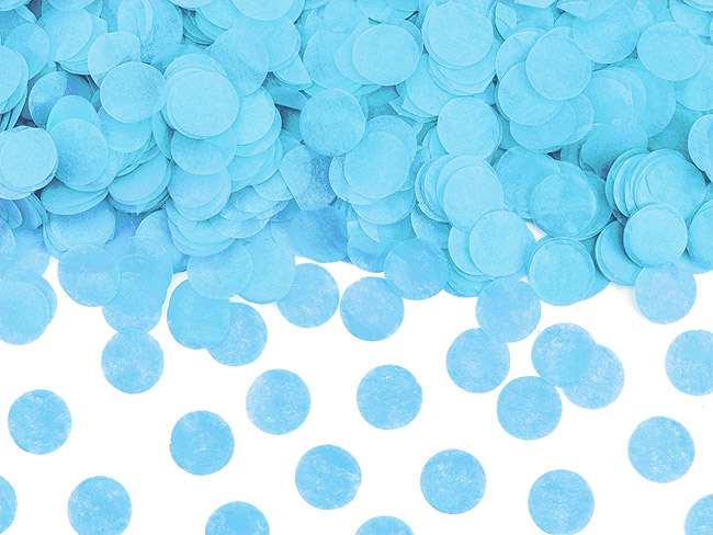 Confettis Bleu Papier Biodégradable Ecologique