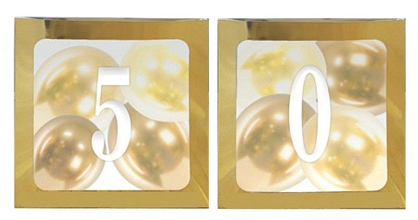 Stickers Chiffre Blanc à Coller Décoration 50 Ans Mariage