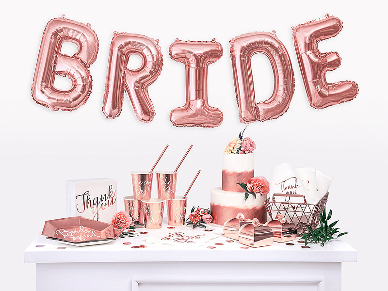 Decoration Bride to Be Rose Gold Chic