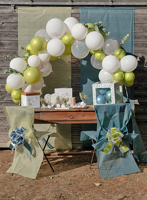 Arche de Ballons Décoration Anniversaire Baby Shower - Vert Olive 130  Ballons - Vert 