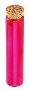 Eprouvette en verre Fuchsia 10 cm pas cher