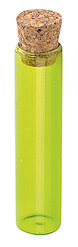 Eprouvette en verre Vert Anis 10 cm prix discount