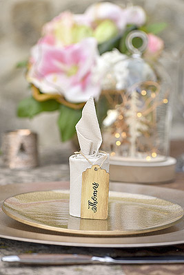 Etiquette Marque Place Table Mariage