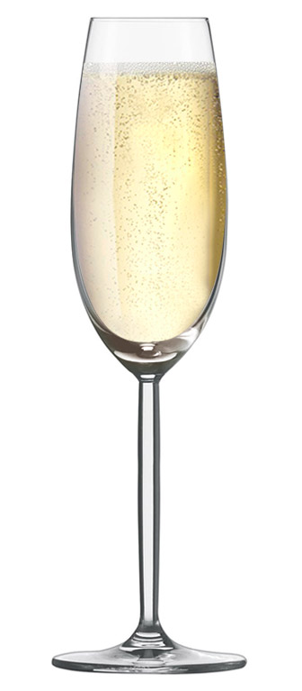 Flute à Champagne en Verre Discount