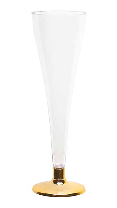 Flutes à Champagne Plastique Transparent Mariage