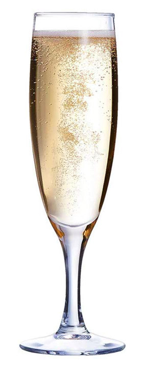 La Flute à Champagne en Verre Elegance