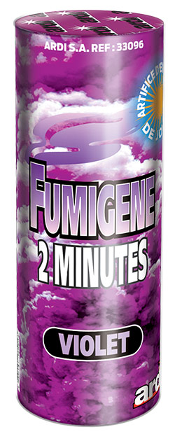 Fumigène Mariage Fumée Violet 2 Min