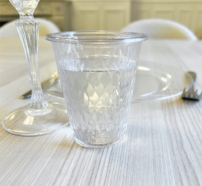 6 Gobelets à Eau OR - Design So Chic - 54 cl