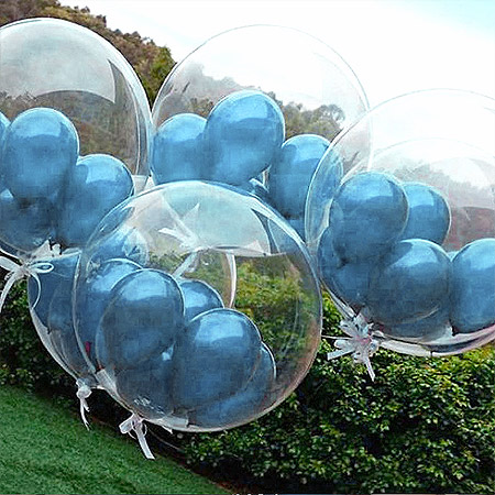 Grand Ballon Rempli de Petits Ballons