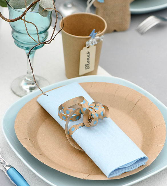 Assiettes jetables en carton Anniversaire 60 ans OR - Deco