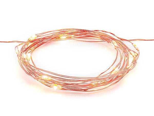 Petite Guirlande Led Rose Gold a Piles